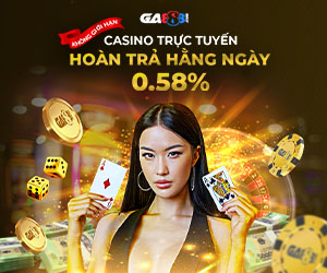 Casino trực tuyến Hoàn trả hằng ngày 0.58%