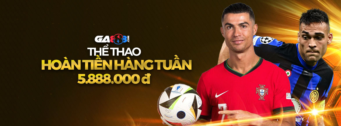 Thể thao Hoàn tiền hàng tuần 5.888.000 đ