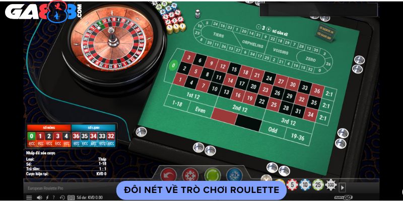 Đôi nét về trò chơi roulette