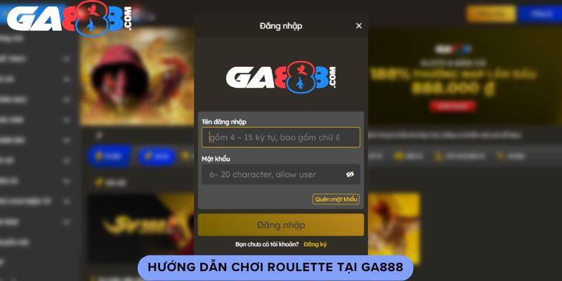 Hướng dẫn chơi roulette tại GA888